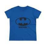 Camiseta mujer algodon medio - Azul royal - Rata Pinyada Batman Camiseta mujer algodon medio - Azul royal - Rata Pinyada Batman