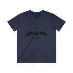 Camiseta hombre entallada cuello de pico - Azul marino - Rat penat: Ratapinada Camiseta hombre entallada cuello de pico - Azul marino - Rat penat: Ratapinada