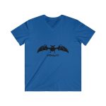 Camiseta hombre entallada cuello de pico - Azul royal - Rat penat: Ratapinada Camiseta hombre entallada cuello de pico - Azul royal - Rat penat: Ratapinada