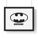 Poster enmarcado horizontal - Negro - Rata Pinyada Batman Poster enmarcado horizontal - Negro - Rata Pinyada Batman