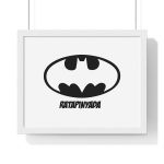 Poster enmarcado horizontal - Blanco - Rata Pinyada Batman Poster enmarcado horizontal - Blanco - Rata Pinyada Batman
