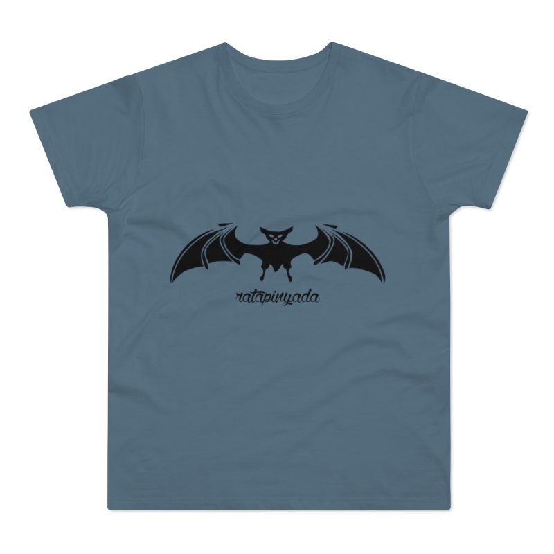 Camiseta hombre punto liso - Azul piedra - Rat penat: Ratapinada