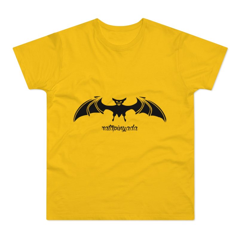Camiseta hombre punto liso - Amarillo dorado - Rat penat: Ratapinada