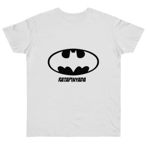 Camiseta punto liso - Blanco - Rata Pinyada Batman