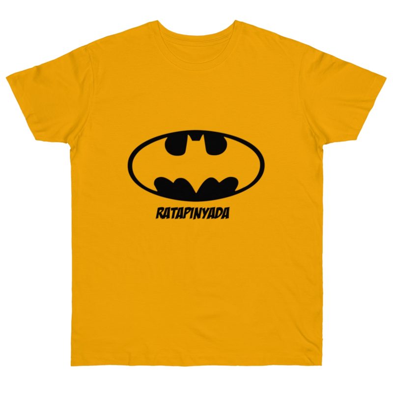 Camiseta punto liso - Albaricoque - Rata Pinyada Batman