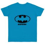Camiseta punto liso - Azul atolon - Rata Pinyada Batman