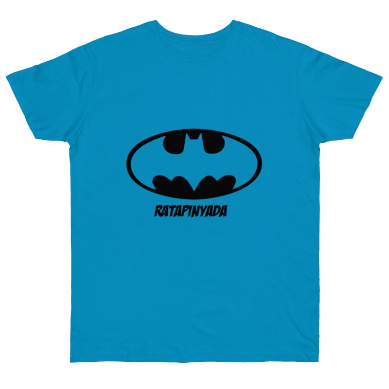 Camiseta punto liso - Azul atolon - Rata Pinyada Batman