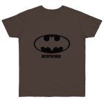Camiseta punto liso - Marron oso - Rata Pinyada Batman