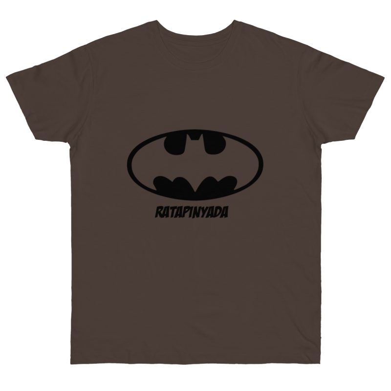 Camiseta punto liso - Marron oso - Rata Pinyada Batman
