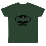 Camiseta punto liso - Verde botella - Rata Pinyada Batman