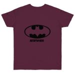 Camiseta punto liso - Burdeos - Rata Pinyada Batman