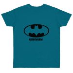 Camiseta punto liso - Azul diva - Rata Pinyada Batman
