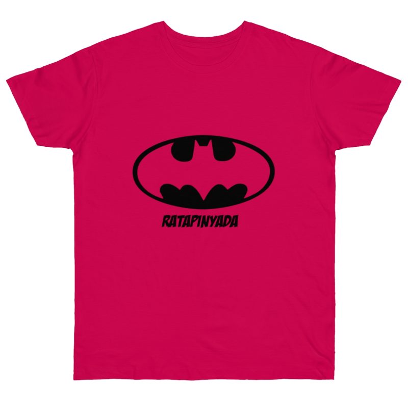 Camiseta punto liso - Fucsia - Rata Pinyada Batman