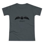 Camiseta mujer punto liso - Gris oscuro - Rat penat: Ratapinada