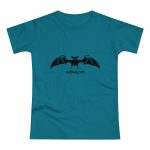 Camiseta mujer punto liso - Azul diva - Rat penat: Ratapinada