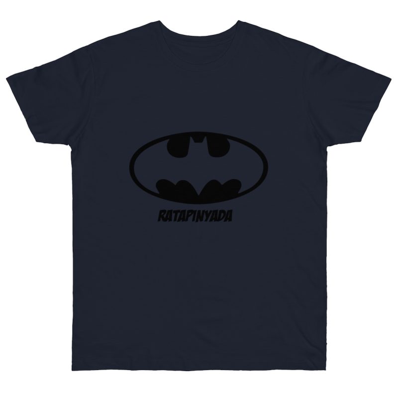 Camiseta punto liso - Azul marino - Rata Pinyada Batman