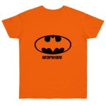 Camiseta punto liso - Naranja - Rata Pinyada Batman