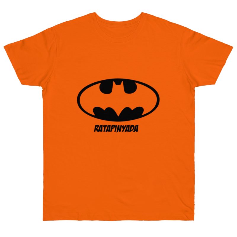 Camiseta punto liso - Naranja - Rata Pinyada Batman
