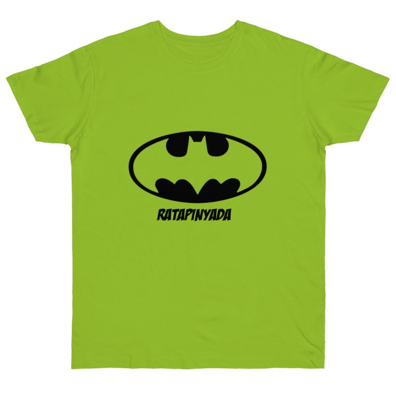 Camiseta punto liso - Verde orquidea - Rata Pinyada Batman