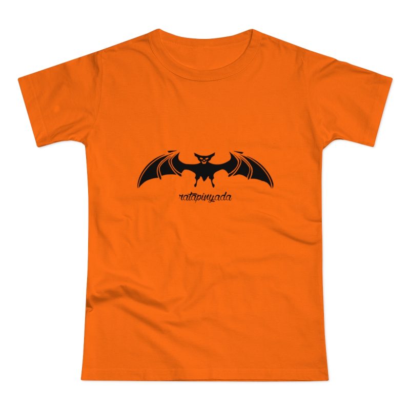 Camiseta mujer punto liso - Naranja - Rat penat: Ratapinada