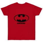 Camiseta punto liso - Rojo - Rata Pinyada Batman