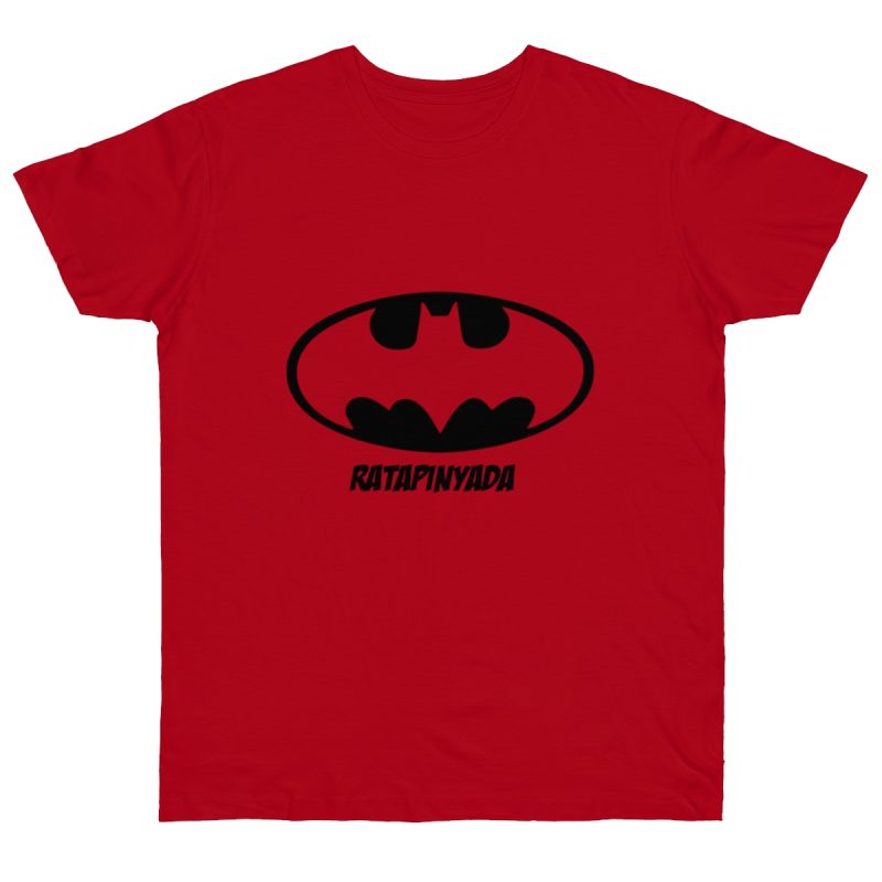 Camiseta punto liso - Rojo - Rata Pinyada Batman