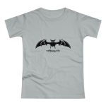 Camiseta mujer punto liso - Gris Pacifico - Rat penat: Ratapinada