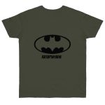 Camiseta punto liso - Caqui urbano - Rata Pinyada Batman