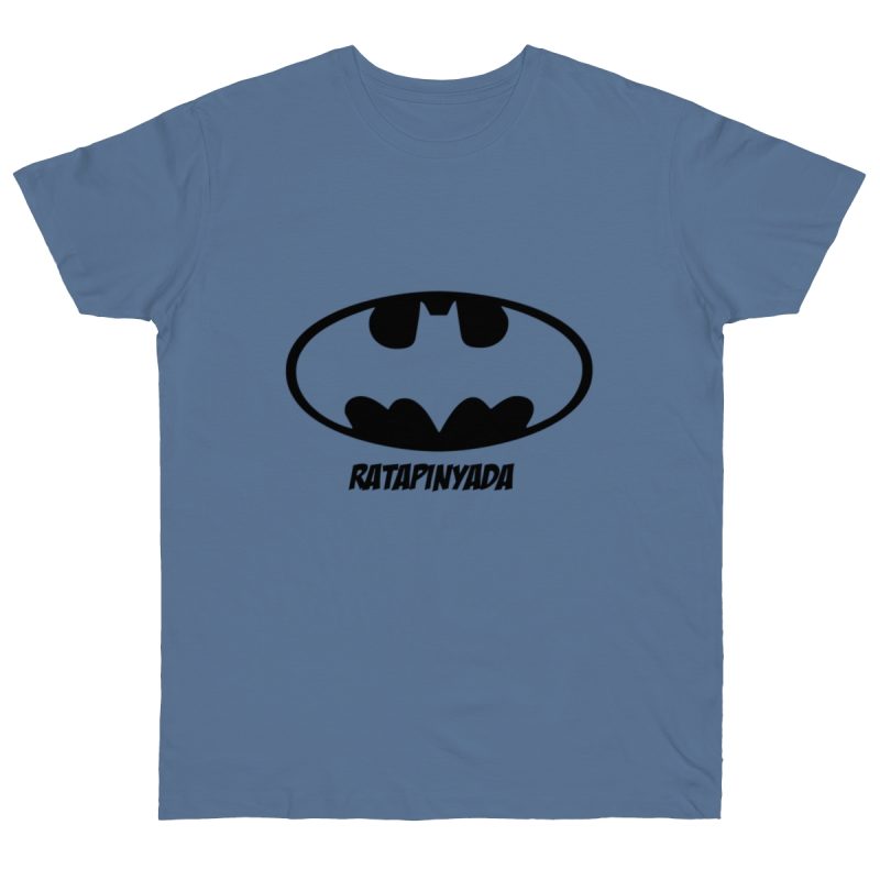 Camiseta punto liso - Azul vaquero - Rata Pinyada Batman