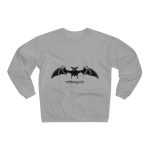 Sudadera cuello redondo premium - Gris jaspeado claro - Rat penat: Ratapinada Sudadera cuello redondo premium - Gris jaspeado claro - Rat penat: Ratapinada