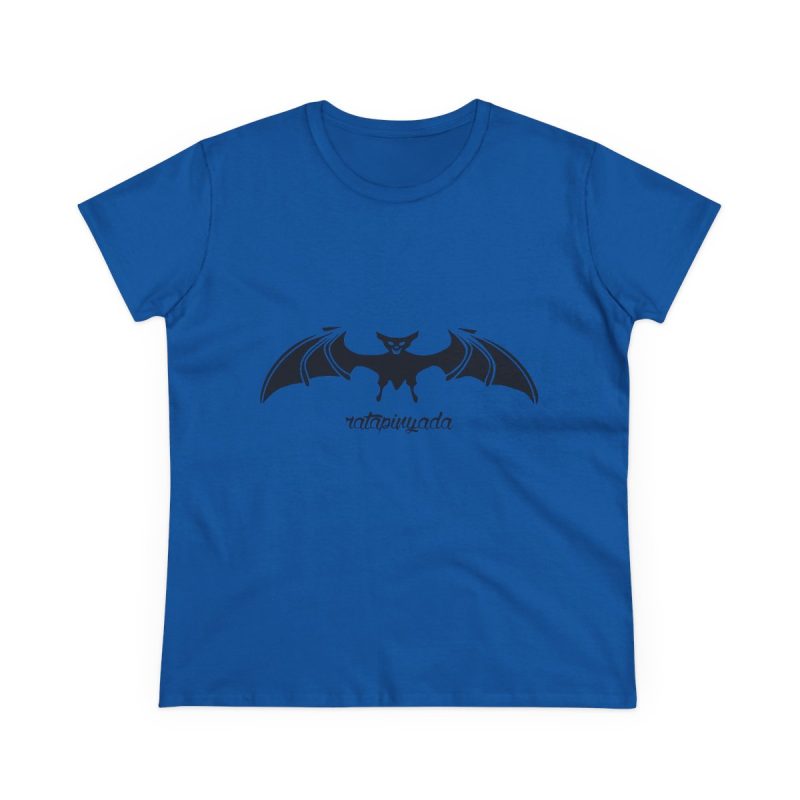 Camiseta mujer algodon medio - Azul royal - Rat penat: Ratapinada