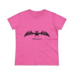 Camiseta mujer algodon medio - Rosa azalea - Rat penat: Ratapinada