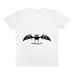 Camiseta hombre cuello de pico Presenter - Blanco - Rat penat: Ratapinada