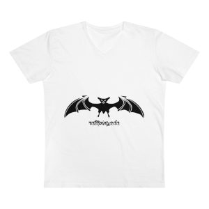 Camiseta hombre cuello de pico Presenter - Blanco - Rat penat: Ratapinada