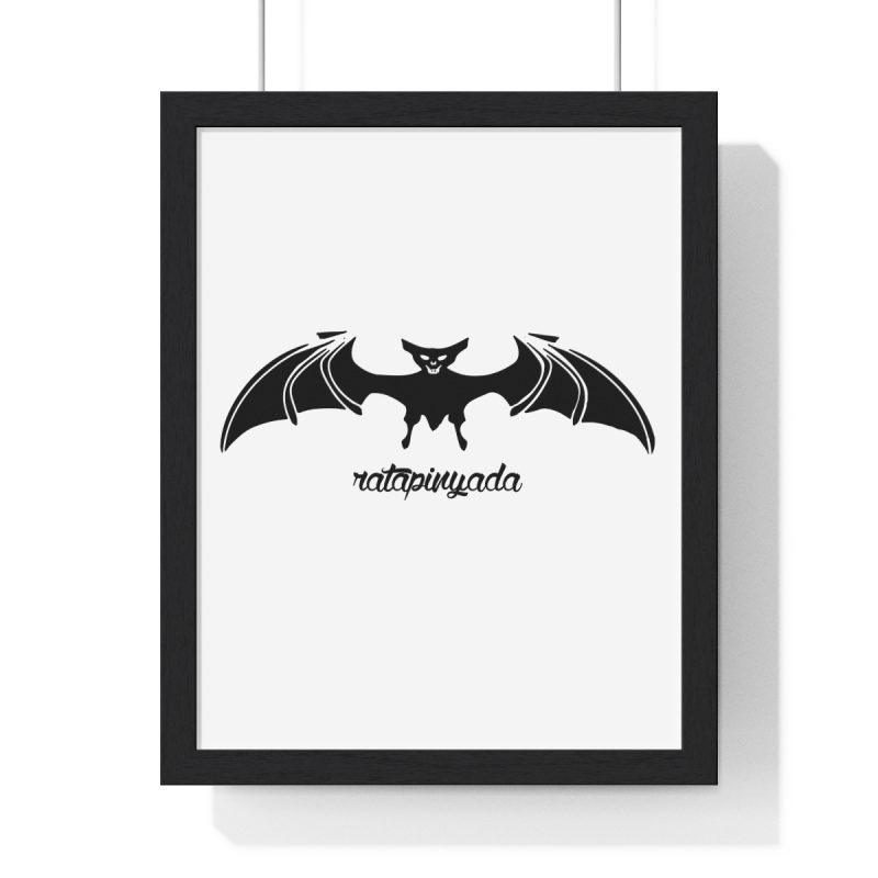 Poster enmarcado vertical - Negro - Rat penat: Ratapinada Poster enmarcado vertical - Negro - Rat penat: Ratapinada