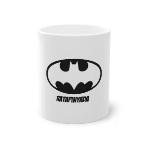 Taza estandar 325 ml - Blanco - Rata Pinyada Batman