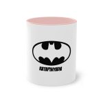 Taza bicolor - Rosa - Rata Pinyada Batman