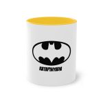 Taza bicolor - Amarillo dorado - Rata Pinyada Batman