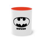 Taza bicolor - Rojo - Rata Pinyada Batman