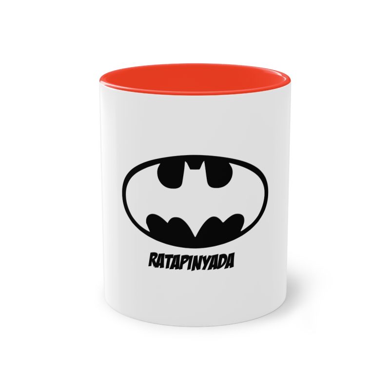 Taza bicolor - Rojo - Rata Pinyada Batman
