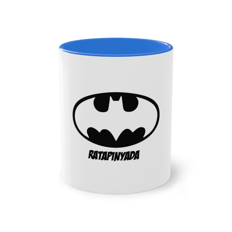 Taza bicolor - Azul Cambridge - Rata Pinyada Batman