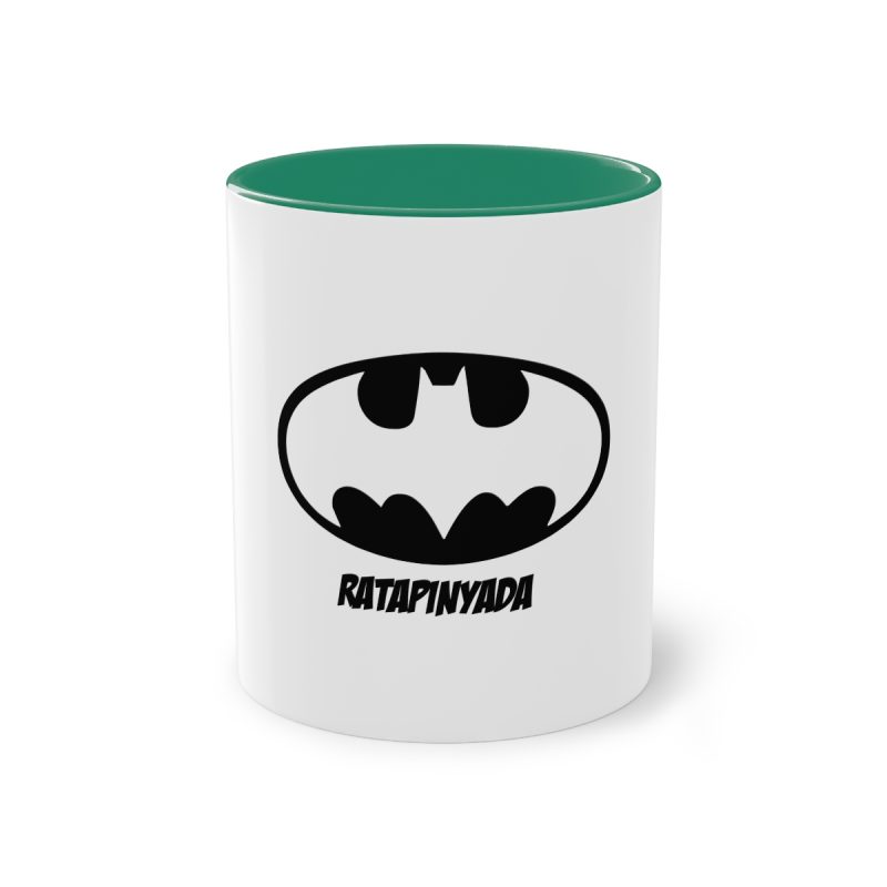 Taza bicolor - Verde oscuro - Rata Pinyada Batman