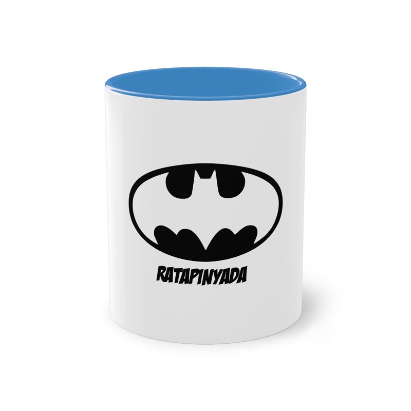 Taza bicolor - Azul claro - Rata Pinyada Batman