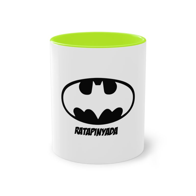 Taza bicolor - Verde claro - Rata Pinyada Batman