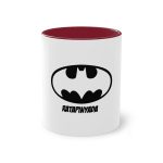 Taza bicolor - Granate - Rata Pinyada Batman