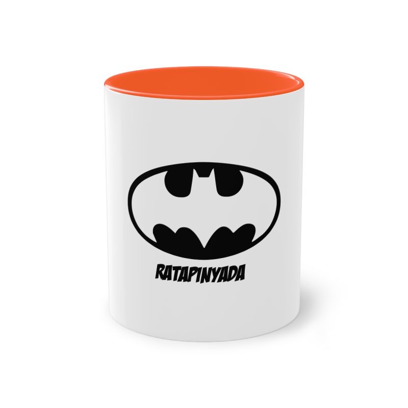 Taza bicolor - Naranja - Rata Pinyada Batman