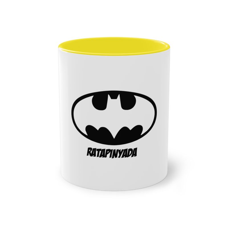 Taza bicolor - Amarillo - Rata Pinyada Batman