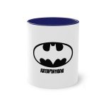 Taza bicolor - Azul oscuro - Rata Pinyada Batman