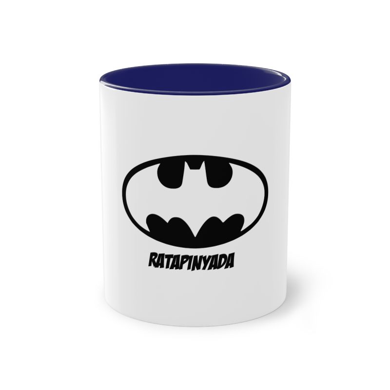 Taza bicolor - Azul oscuro - Rata Pinyada Batman