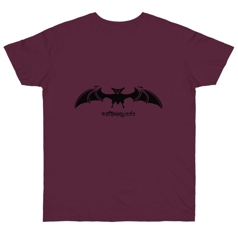 Camiseta punto liso - Burdeos - Rat penat: Ratapinada
